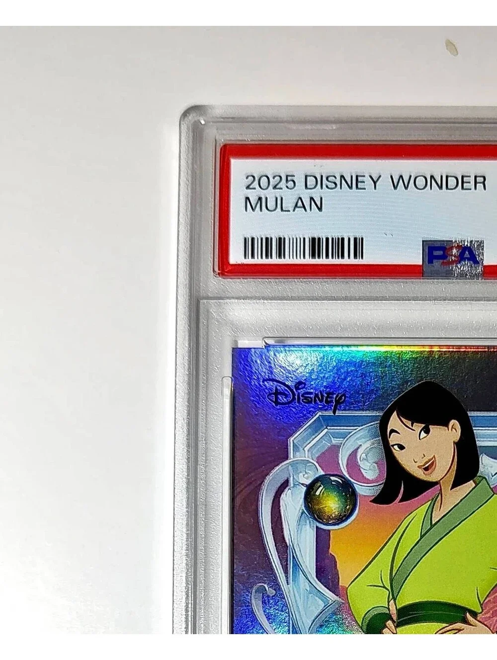 Mulan 2025 Topps Disney Cartoon Princess #158 Card Mulan PSA 9